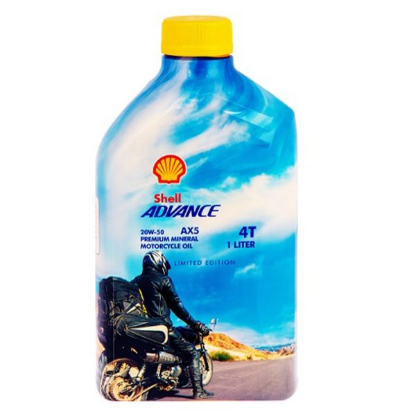 Shell Advance 4T AX5 20W-50 Motorcycle Engine Oil - Loyal Parts