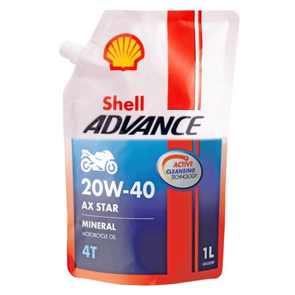 Shell Advance AX Star 20W-40 Motorcycle Engine Oil - Loyal Parts
